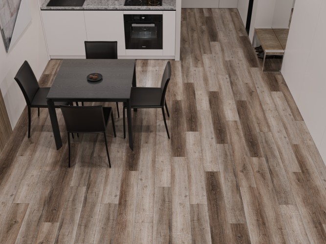 Виниловый Ламинат SPC CronaFloor Wood ZH-81109-1 Дуб Горный