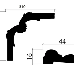 Декоративный элемент Decor Dizayn C2-DD400