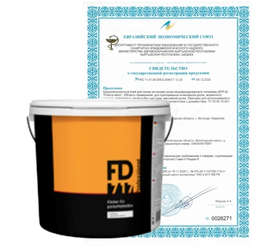 Однокомпонентный клей Finitura Dekor FD Professional 717 на Otdelka1.ru