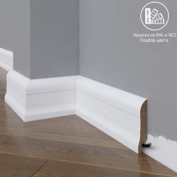 Плинтус МДФ Madest Decor 01-083-18 окрашенный по RAL/NCS