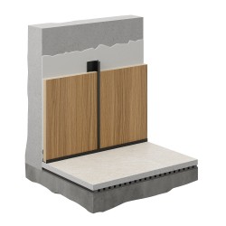 Стеновая панель Decaro WallPanels Дерево / Wood D1102 Натуральный орех