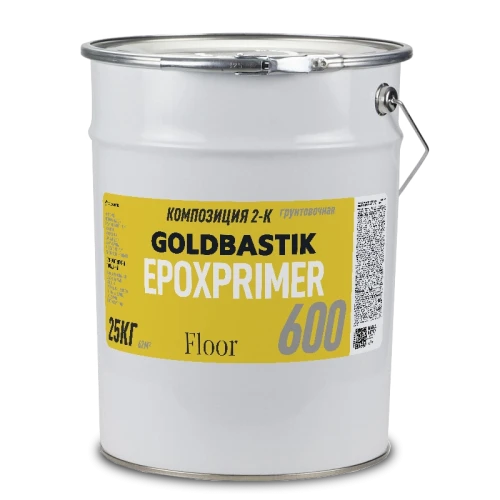 Пигментированная двухкомпонентная эпоксидная грунтовка Goldbastik EP 600 25кг на Otdelka1.ru