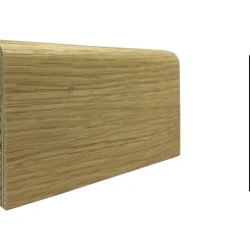 Плинтус шпонированный Finitura Dekor 83x19 Дуб без покрытия