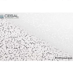 Кассета потолочная Цесал / Cesal B34 Белый иней
