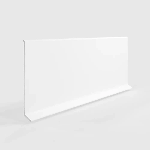 Плинтус алюминиевый Laconistiq Adhesive 80мм Белый матовый на otdelka1.ru