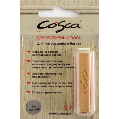 Воск мягкий Cosca Бук светлый на Otdelka1.ru