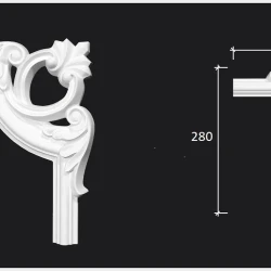 Декоративный элемент Decor Dizayn C3-DD002