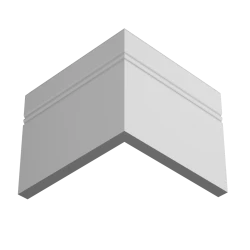 Плинтус белый Ultrawood Base 5380p 2000x10x110