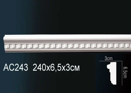 Молдинг с рисунком Perfect / Перфект AC243 на Otdelka1.ru