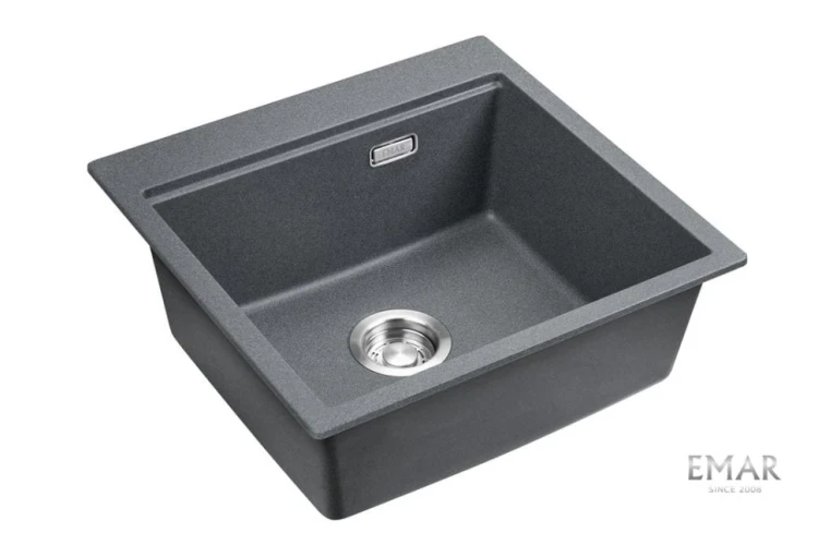 Мойка для кухни EMAR EMQ-1520.Q Антрацит на otdelka1.ru
