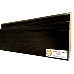 Плинтус МДФ Теквуд / Teckwood 100 мм Венге