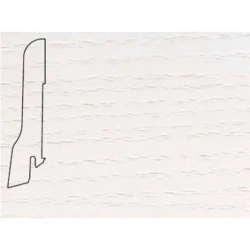 Плинтус шпонированный Педрос / Pedross Ясень беленый 80 х 20 мм