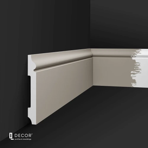 Дюрополимерный плинтус Q Decor SX022 на otdelka1.ru