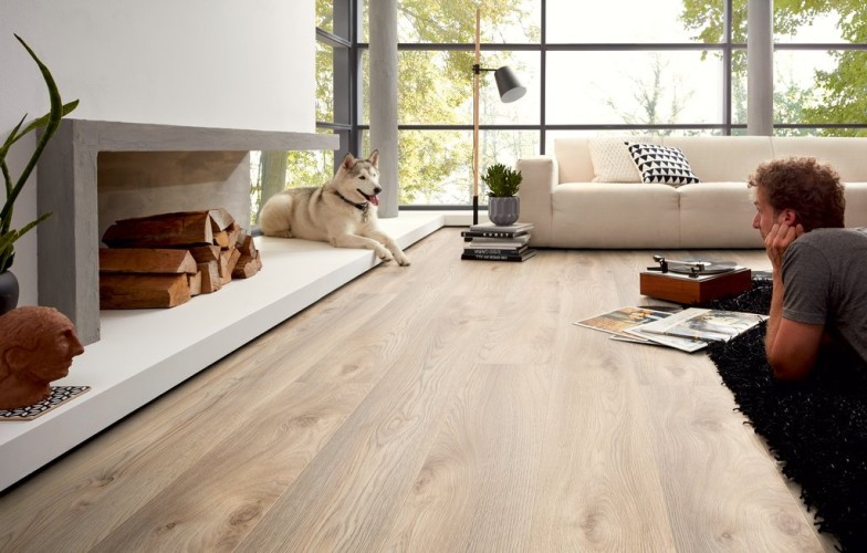 Ламинат Кронотекс / Kronotex Mammut D3669 Дуб Макро бежевый на otdelka1.ru