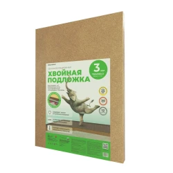Хвойная подложка под ламинат и паркетную доску Белтермо / Beltermo 3 мм