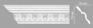 Плинтус потолочный Decomaster DT-9852 на otdelka1.ru