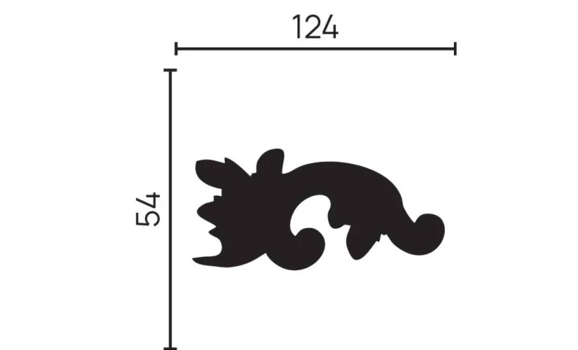 Декоративный элемент Decor Dizayn H1-157A LR на otdelka1.ru