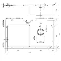 Мойка для кухни Oulin OL-FTR102R