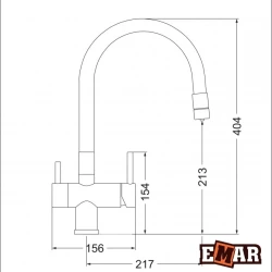 Смеситель EMAR ЕС - 3015 Satin