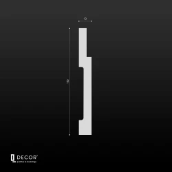 Дюрополимерный плинтус Q Decor SX036