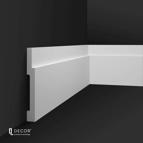 Дюрополимерный плинтус Q Decor SX036 на otdelka1.ru