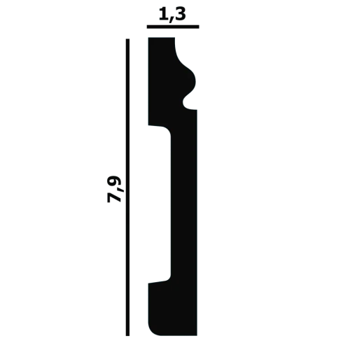 Плинтус напольный гибкий Перфект плюс P29F на otdelka1.ru