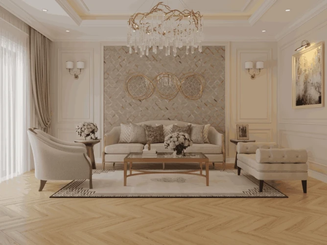 Ламинат Norland Herringbone Elegant LF303-32 Дуб Борео на Otdelka1.ru