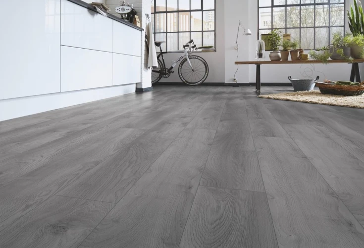 Ламинат Кронотекс / Kronotex Mammut D3670 Дуб Макро светло-серый на otdelka1.ru