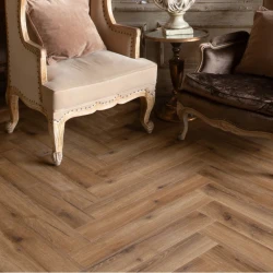 Кварц-виниловая плитка Vinilpol Herringbone Glue 9933 Паркет Франческо