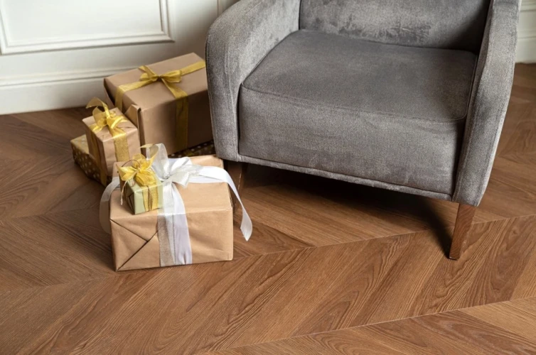Виниловый Ламинат Винилам / Vinilam Parquet Chevron I1651102 Шеврон Плезир на Otdelka1.ru