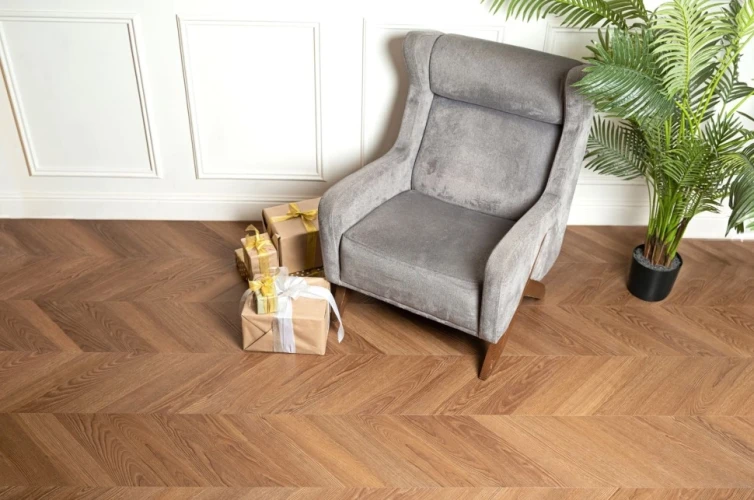 Виниловый Ламинат Винилам / Vinilam Parquet Chevron I1651102 Шеврон Плезир на Otdelka1.ru