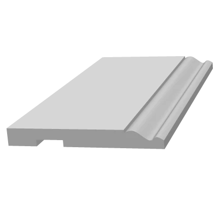 Плинтус белый Ultrawood Base 5763p 2000x133x15 на Otdelka1.ru