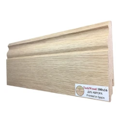 Плинтус МДФ Теквуд / Teckwood 100 мм Дуб Аврора