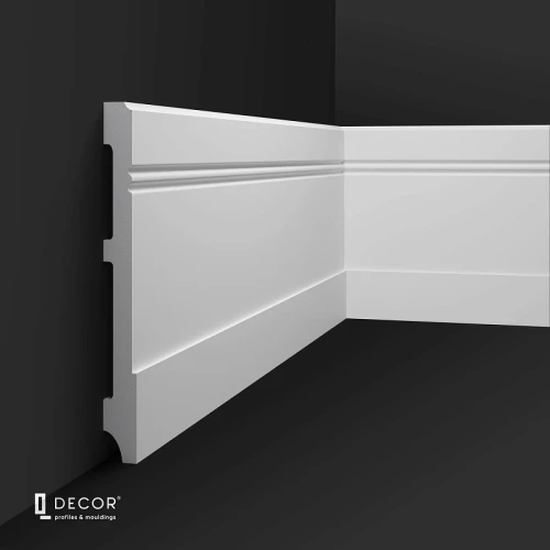 Дюрополимерный плинтус Q Decor SX028 на otdelka1.ru