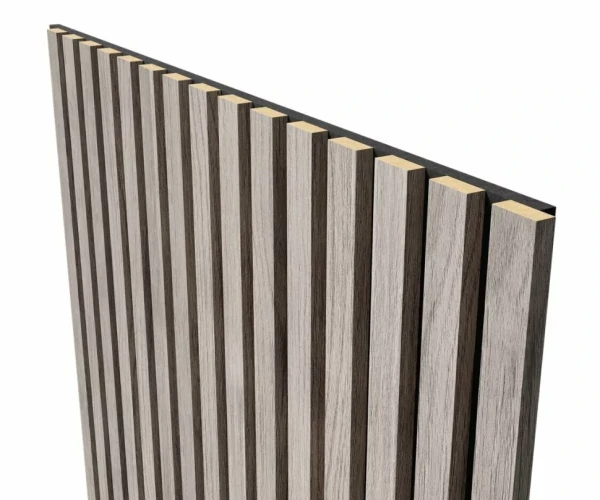 Акустическая реечная панель Cosca Дуб Старинный Светло-серый 1200 мм на otdelka1.ru