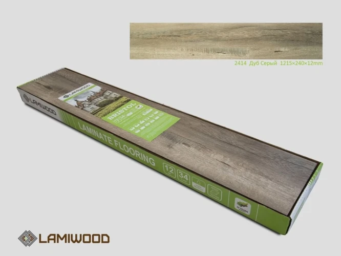 Ламинат Ламивуд / LAMIWOOD BRISTOL 2414 Дуб Серый на Otdelka1.ru