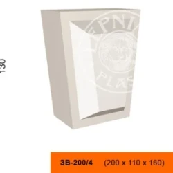 Фасадный замок LepninaPlast ЗВ-200/4