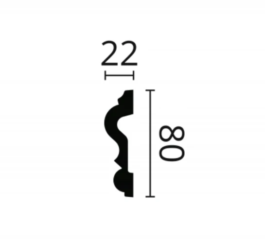 Молдинг гибкий NMC Z13 Arstyl Flex на otdelka1.ru