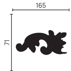 Декоративный элемент Decor Dizayn H1-DD301 LR