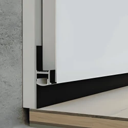 Теневой плинтус Evrowood DA01B Черный анодированный