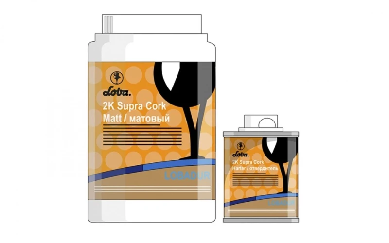 Матовый пробковый лак LOBA 2K Supra Cork на otdelka1.ru