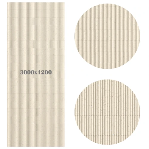 Гибкий камень Decaro WallPanels Flex Stone D1016 Bricks Ceppo / Рифленый Чеппо Ivory на Otdelka1.ru