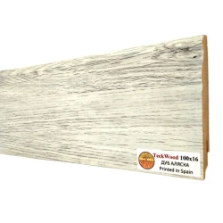 Плинтус МДФ Теквуд / Teckwood 100 мм Дуб Аляска