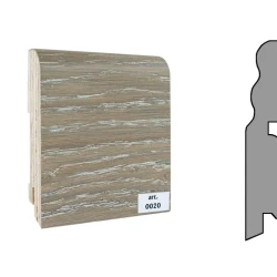 Плинтус шпонированный Finitura Dekor 100x19 №020