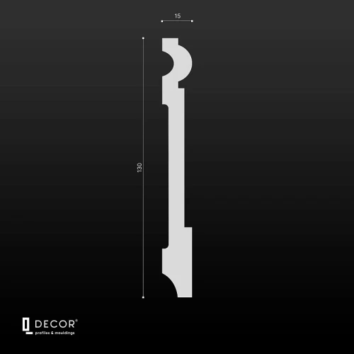 Дюрополимерный плинтус Q Decor SX042 на otdelka1.ru