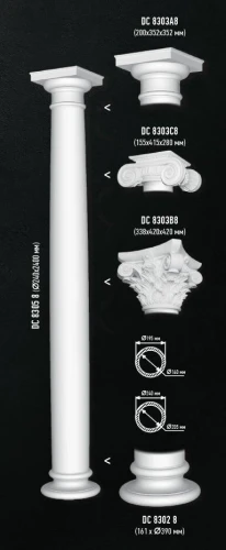 Колонна конусная Decomaster DC-8305-8 на otdelka1.ru