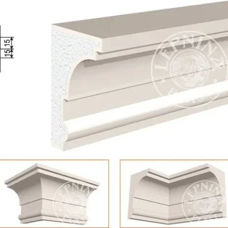 Фасадный карниз LepninaPlast КВ-200/4 на otdelka1.ru