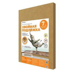 Хвойная подложка под ламинат и паркетную доску Белтермо / Beltermo 7 мм