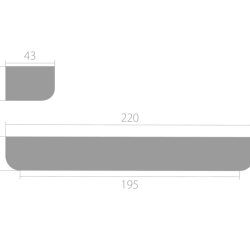 Декоративный элемент Ultrawood D 4200 220x43x30