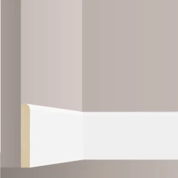 Плинтус белый Ultrawood Base 8012p 2000x12x80